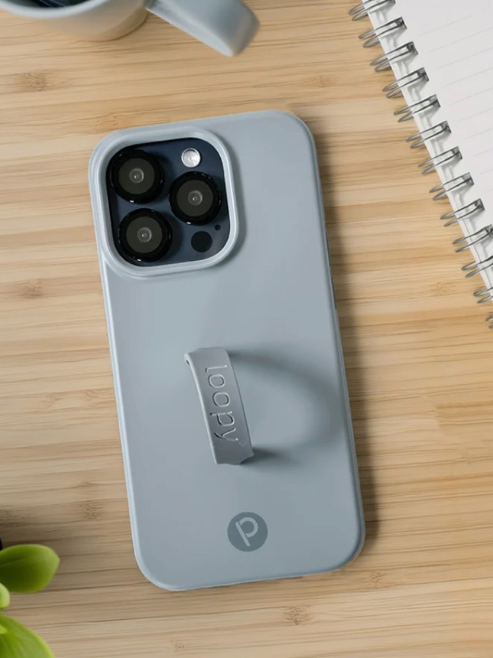 Loopy iPhone 14 Pro Max Case in Cool Gray